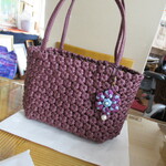 花結びのクラフトバンド、バック。