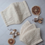 翌日発送【抗菌/防臭ガーゼ使用】【薄め】  刺繍マスク ガーゼマスク ハンドメイドマスク  夏用マスク