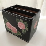 薔薇のペン立て★トールペイント★リモコン入れ