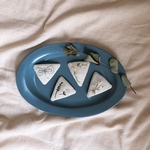 ビーズ×刺繍パッチンピン