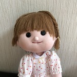 母の手作り人形　女の子ワンピース　１０