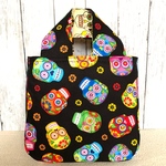 P 様　カラフルなカラベラのお買い物バッグ（小）