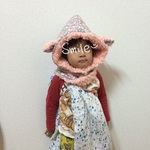 《再販2》冬物新作   モコモコひつじさんなフードのあったかネックウォーマー（90～110　）