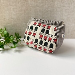 パンダの衛兵さん＊12㎝バネ口＊おたふくポーチ