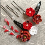 つまみ細工　七五三　髪飾り