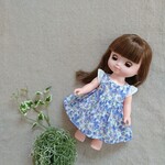 リバティ   メルちゃん   ソランちゃん   ワンピース   サマセット・ヴィオラ