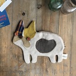 マドラスチェックのフレブルポーチ