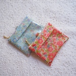 Ｗさまご予約品　LIBERTY　Betsy　68B　&　2011　ピンク系　クリアminiポーチ　ストラップ対応デザインセット