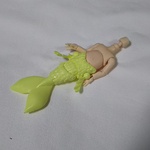 【B品】人魚素体 パステル黄/ホワイティ  #オビツ11サイズ 不透明