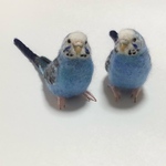 ※専用ページです※mtimaki様のセキセイインコちゃん、ミニサイズ２羽です♪羊毛フェルト