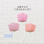 立体マスク(子供サイズ)クール♡