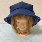 1点もの！まるっとゆるっと　ネイビー×北欧柄