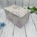 ふんわり優しい マスク用ボックス（木の枝と花柄）