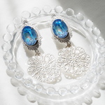 - Romantique-　イヤリング・ピアス　（Crystal Ocean）