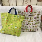 綿麻のマルシェバッグ②。