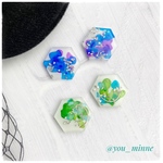 滲む空/ピアス/ノンホールピアス/宇宙