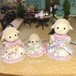 母娘お揃い3着セット♡シルバニアファミリー　服