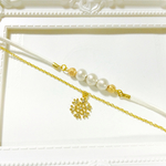 10/31まで780円☆パール煌めく雪のブレスレット