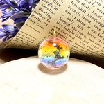 半球の雲レジン   虹