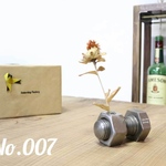 【一点物】機械鍛冶屋の一輪挿し【ギフトラッピング無料】