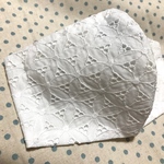 選べる高島ちぢみ レースマスク(フラワー)《送料込み》