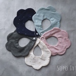 MokuMoku bib☆ラメスター柄☆