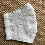 レース花柄ガーゼマスク