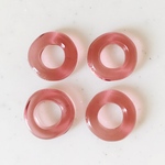 Clear Pink 21mm Circle Parts