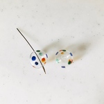 Clear Colorful Dot Circle Parts
