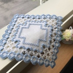 ハーダンガー 刺繍のマット　<Original work No.33>