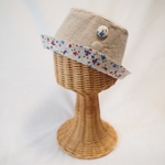 キッズ　　リネンとレトロなBOY&GIRL柄　