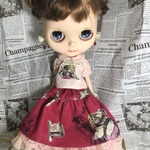 setsuさまご予約専用「野ばらの秘密」ブラウス、スカート、ピアスの3点セット