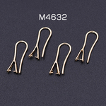 送料無料 8個 フックピアス金具 バチカン付き 8×21mm ゴールド【8ヶ】 M4632