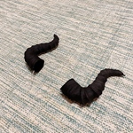 悪魔角カチューシャ(中)/miipusuu様オーダー