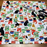 ナフキン　猫　🐈　缶詰　🥫