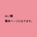 みい様　専用ページになります。