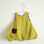 kids ballon skirts  yellow／ 80size
