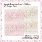 Assorted Antique Lace ~Shirley~ A5 Design Paper