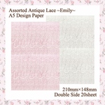 Assorted Antique Lace ~Emily~ A5 Design Paper