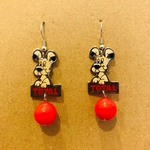 207 vintage ヴィンテージ　ピンバッチ ピアス　レトロ　ビンテージ　リメイク