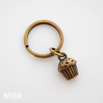 【SALE♪1点のみ】カップケーキのキーリング　キーホルダー