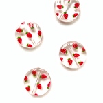 🆕再入荷【ビーズ】 fruits design beads "strawberry"