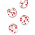 再販なし【ビーズ】 fruits design beads "Cherry"