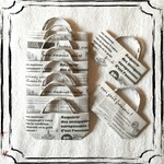 フランス新聞風バッグ ミニ