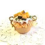 フェイクスイーツ*パンプキンモンブランカップケーキ*チャーム*スイーツデコ