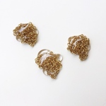 細チェーンクリアピアス&イヤリング