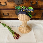 華やかアフリカ布 色々な巻き方ができる ターバン