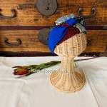 華やかアフリカ布 色々な巻き方ができる ターバン