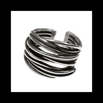 再販 silver925【Line×Line RING】﻿シルバー925 指輪 メンズ ユニセックス  カッコイイ モード シンプル   パンク ロック 病みかわいい ストリート