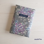 母子手帳ケース • お薬手帳ケース • 通帳 ケース 　* baby's breath －col. gray